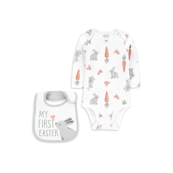 Nwt Carter's Child of Mine Baby Unisex Easter Outfit Bundle, Size Preemie - Picture 10 of 10